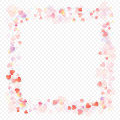Fototapeta na wymiar Heart love vector Valentine Pink amour symbols.