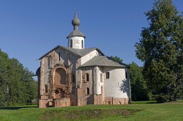 Orthodox Cathedral in Veliky Novgorod, Russia.