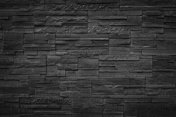 Blank black and white slate wall background