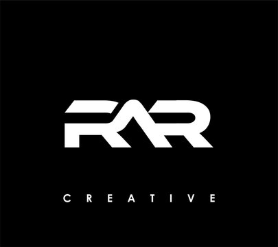 RAR Letter Initial Logo Design Template Vector Illustration