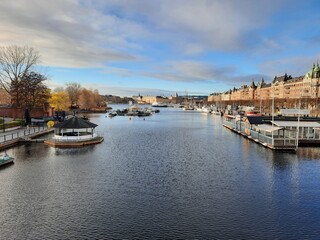 Obraz premium View from Djurgårdsbron Bridge
