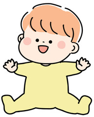 赤ちゃん お座り2