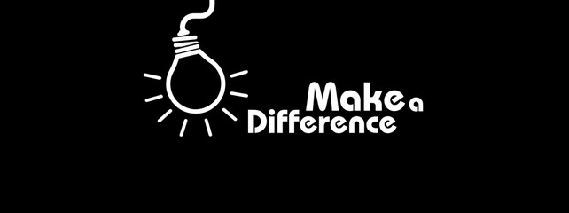 Make a Difference sign 