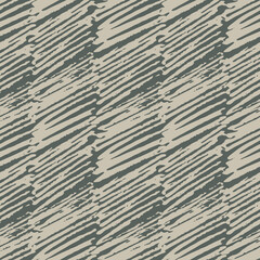 Vector Seamless Hand Drawn Scribble Pattern. Minimal Artistic Sketch Endless Print.