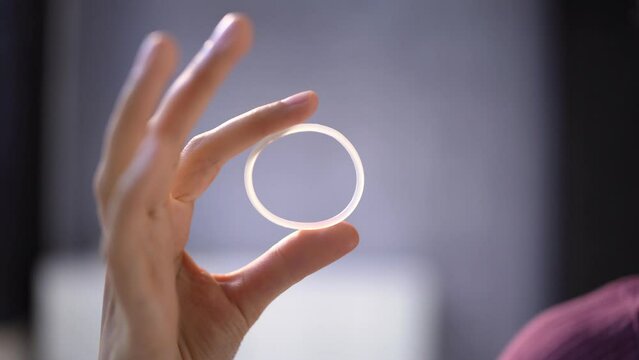 Diaphragm Vaginal Contraceptive Ring. Spermicide Contraception