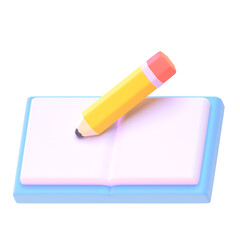 Write  in 3d render for graphic asset web presentation or other