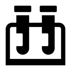 Blood Test Glyph Icon Vector