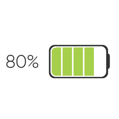 80% full charge icon