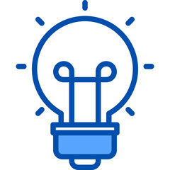 Idea filled outline icon