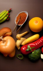 A picture of the food on the table. Ingredients. 