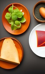 A picture of the food on the table. Ingredients. 