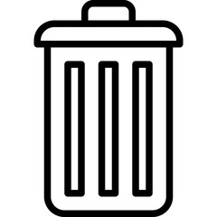 Trash outline icon