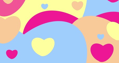 pink hearts background, love background