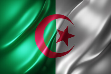  Algeria 3d flag