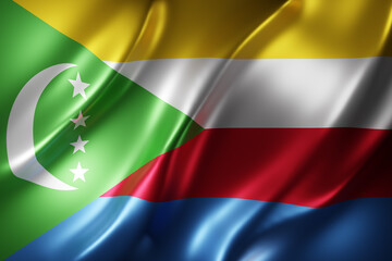  Union of the Comoros 3d flag