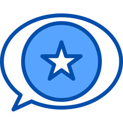 Popular filled outline icon