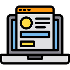 Account filled outline icon