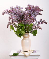 still life with lilac