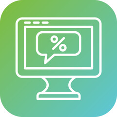 Online Discount Icon Style