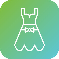 Wedding Female Dress Icon Style