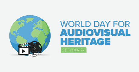 World Day for Audiovisual Heritage Banner Design