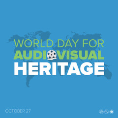 World Day for Audiovisual Heritage Social Media Design