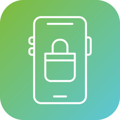 Obraz premium Mobile Shopping Icon Style