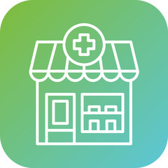 Obraz premium Pharmacy Icon Style