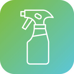 Cleaning Spray Icon Style