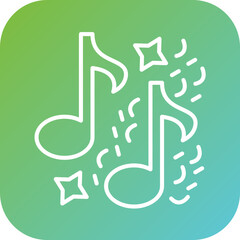 Musical Notes Icon Style