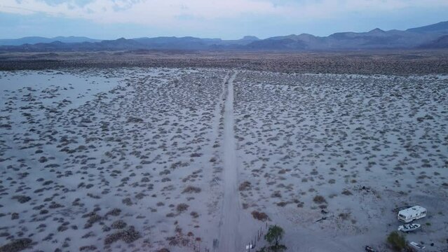 pan up from ground baja mexico