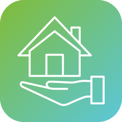Home Insurance Icon Style