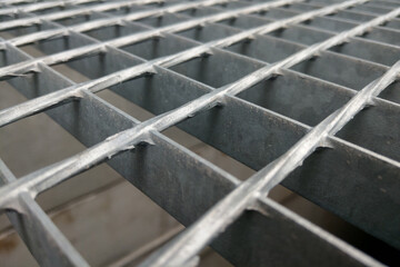 Close-up of metal construction. Background, metal texture.