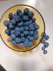 blueberries in a bowl