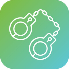 Handcuffs Icon Style