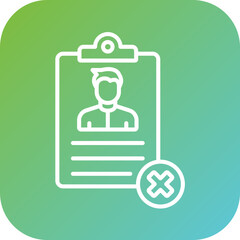 Bad Resume CV Icon Style