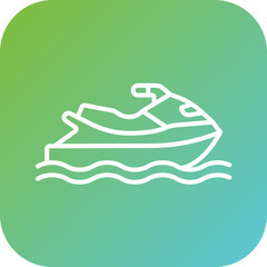 Jet Ski Icon Style