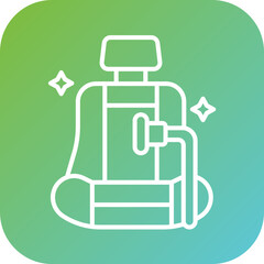 Seat Vacuum Icon Style