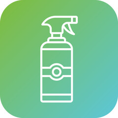 Cleaning Spray Icon Style