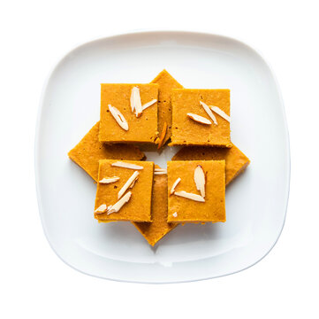 Indian mohanthal roasted barfi
