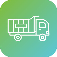 Dump Truck Icon Style