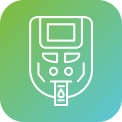 Glucometer Icon Style