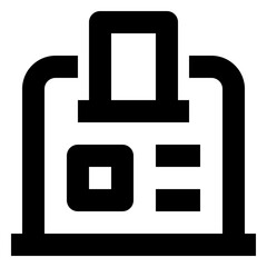 Icon Sales Computer With Style Outline