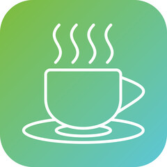Hot Beverage Icon Style