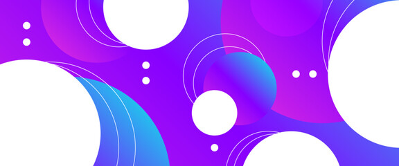 Colorful geometric abstract background. Dynamic 3d circles composition.