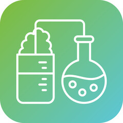 Chemical Reaction Icon Style