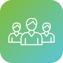 Fototapeta premium Candidate Icon Style