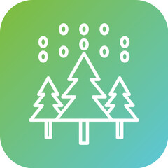 Snow Forest Icon Style