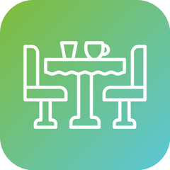 Dining Table Icon Style