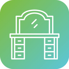 Dressing Table Icon Style